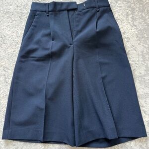 ZARA Long Pleated Shorts